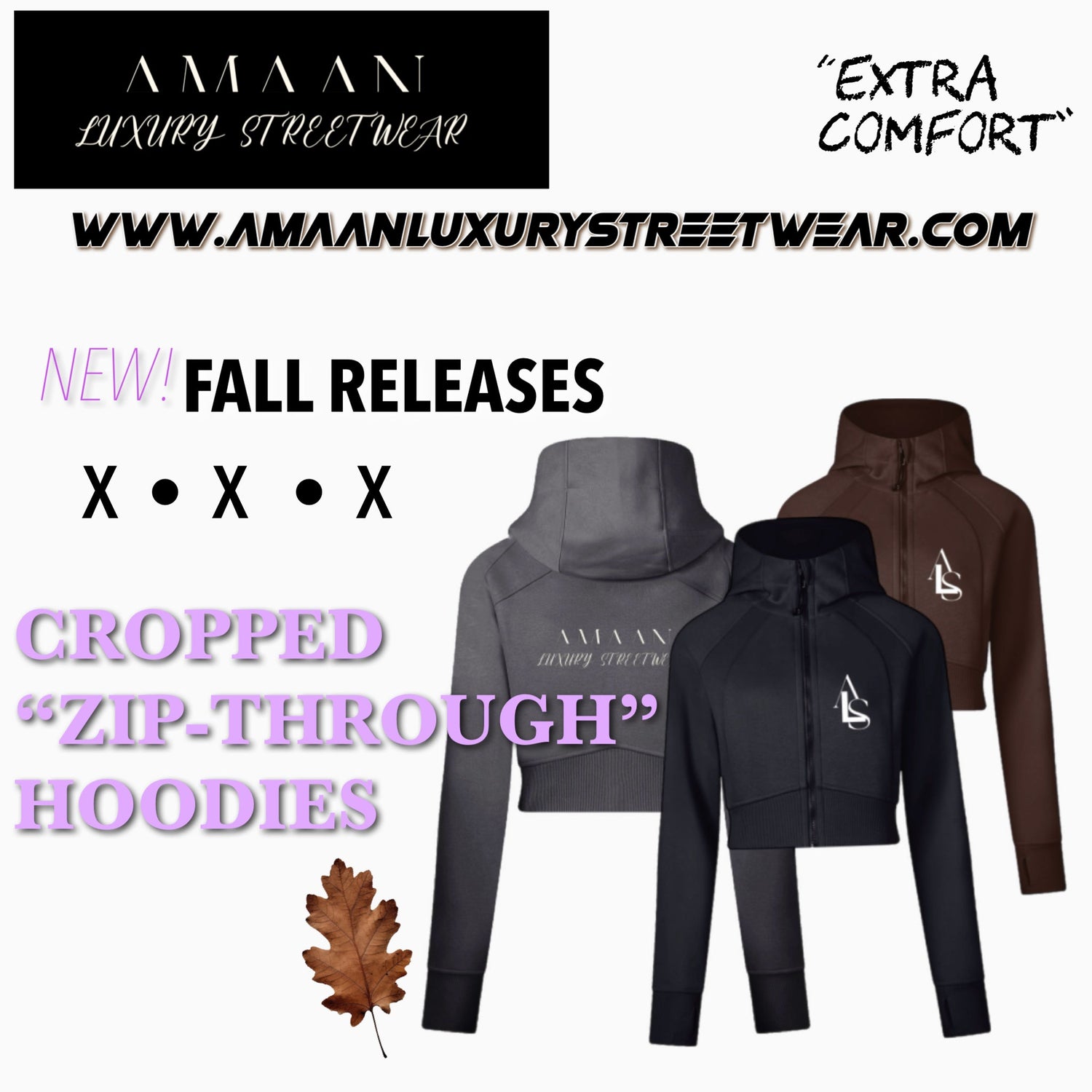 AMAAN LUXURY STREETWEAR | FALL RELEASES!